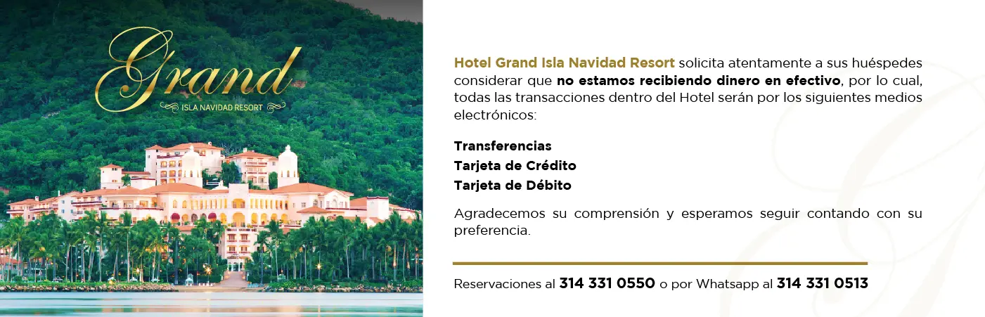 aviso Gramd Isla Navidad Resort